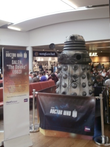 An old Dr. Who set relic, a Dalek!!